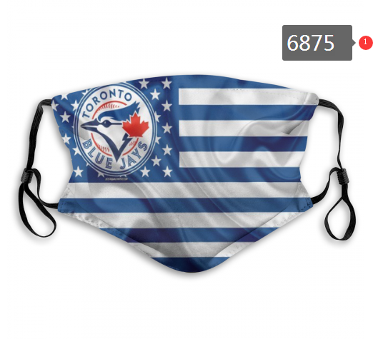 2020 MLB Toronto Blue Jays Dust mask with filter->mlb dust mask->Sports Accessory
